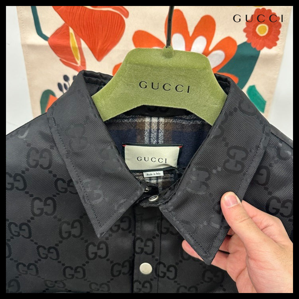 【GUCCI】GG Off The Grid Canvas Nylon Vest Black