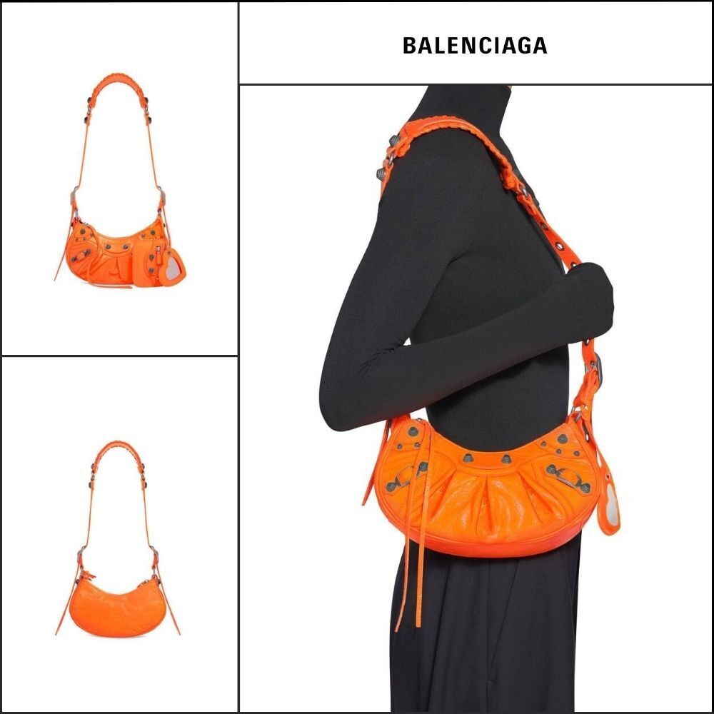 【BALENCIAGA】Le Cagole XS Shoulder Bag Fluo Orange