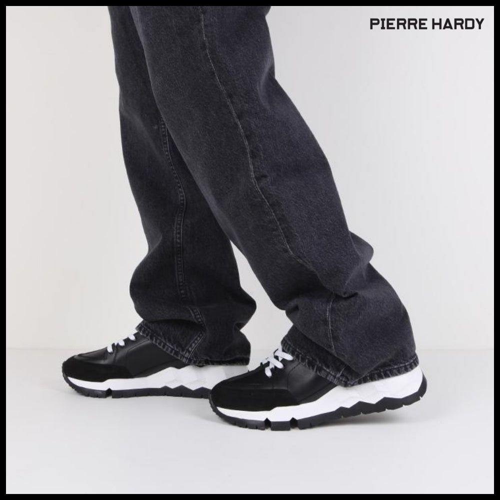【Pierre Hardy】STREET LIFE Black Sneakers QX02Z