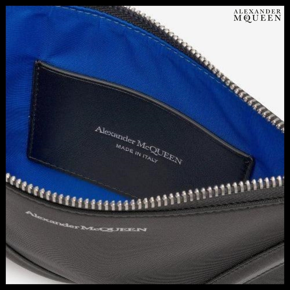 【alexander mcqueen】Harness Zip Pouch Black