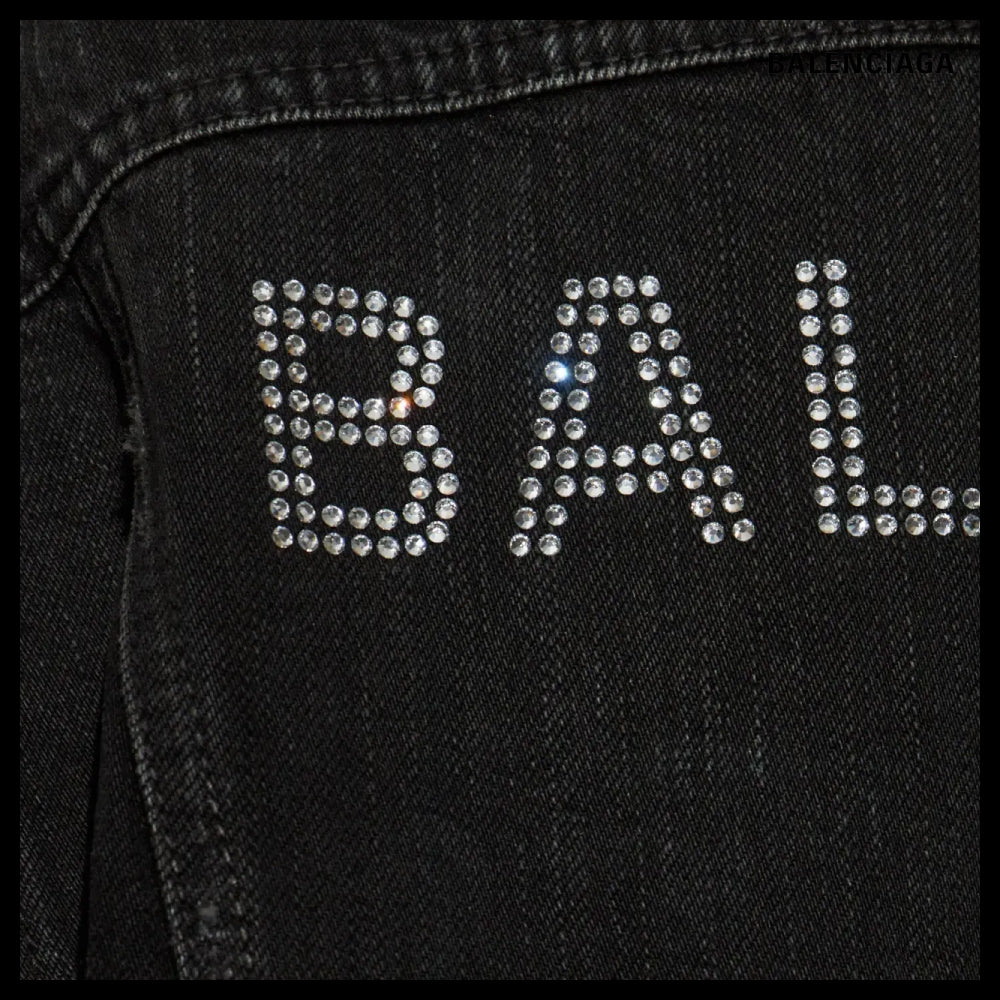 【BALENCIAGA】Standing Collar Jacket Black