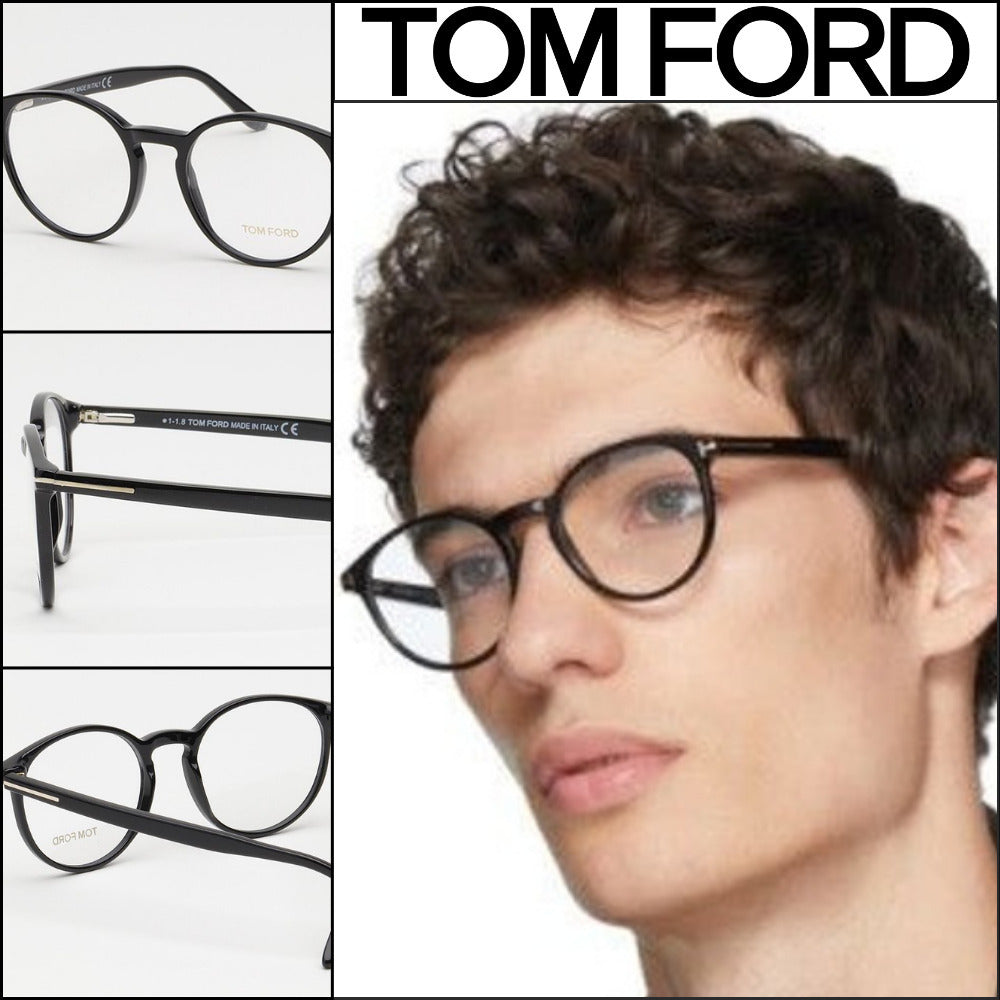 【TOM FORD】Round Horn-Rimmed Eyeglasses Unisex Daily