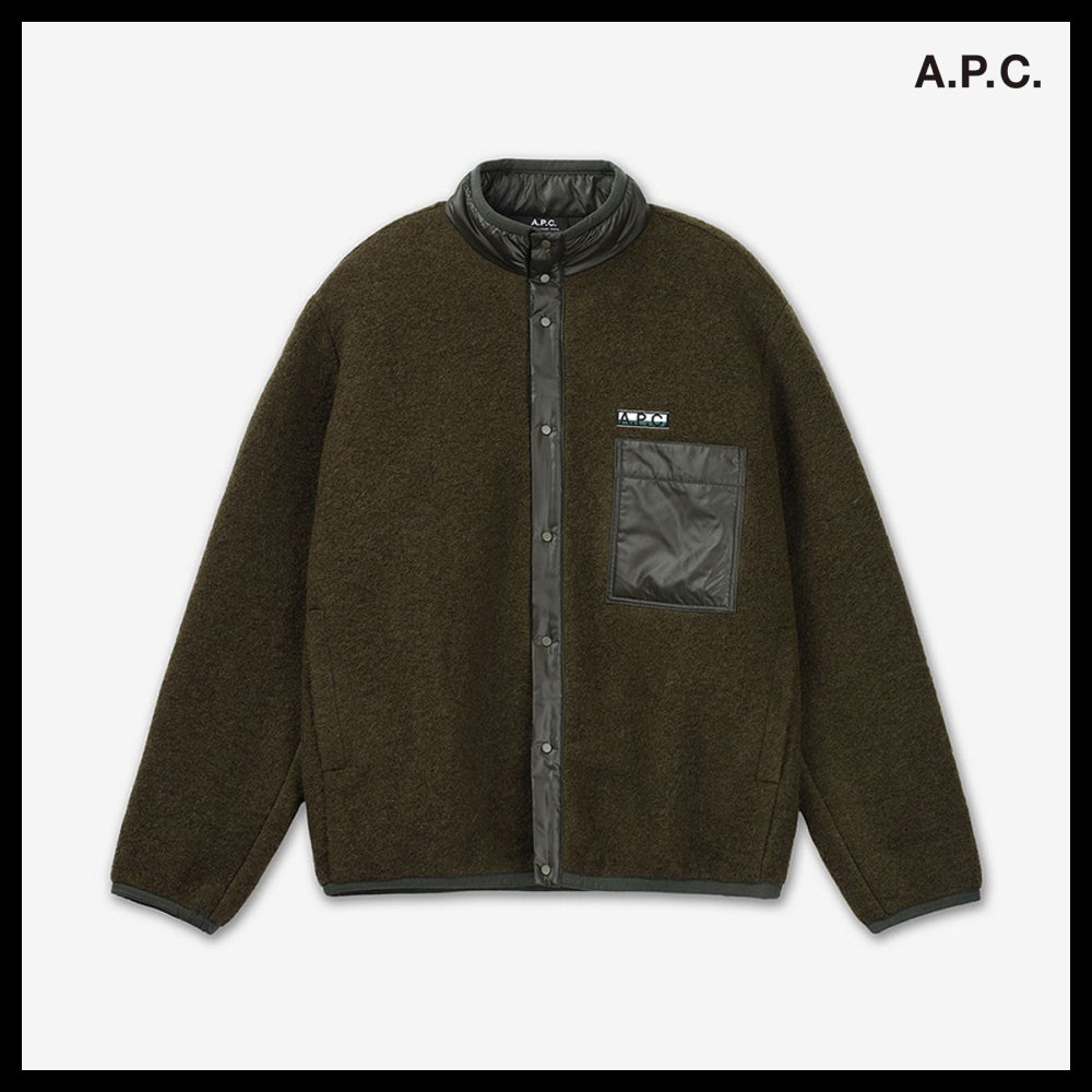 【A.P.C.】Ewan Fleece Jumper Khaki