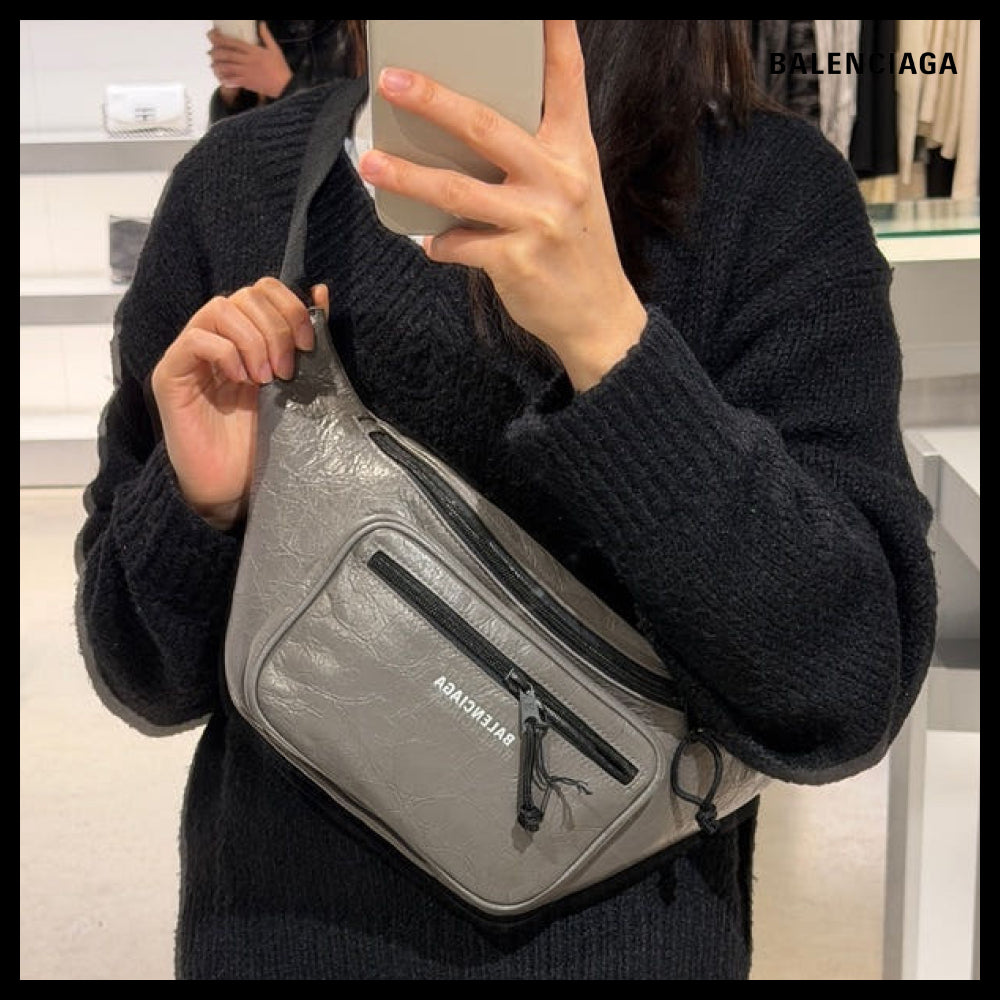 ★BALENCIAGAアウトレットセール ★Arena Lambskin Belt Bag