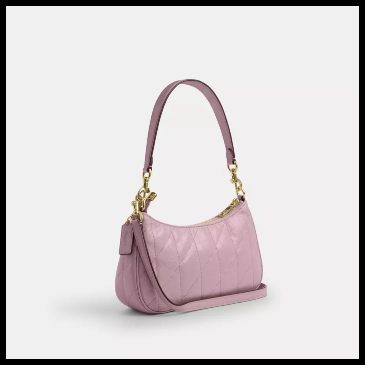 【Coach】Terry Shoulder Bag with Quilting