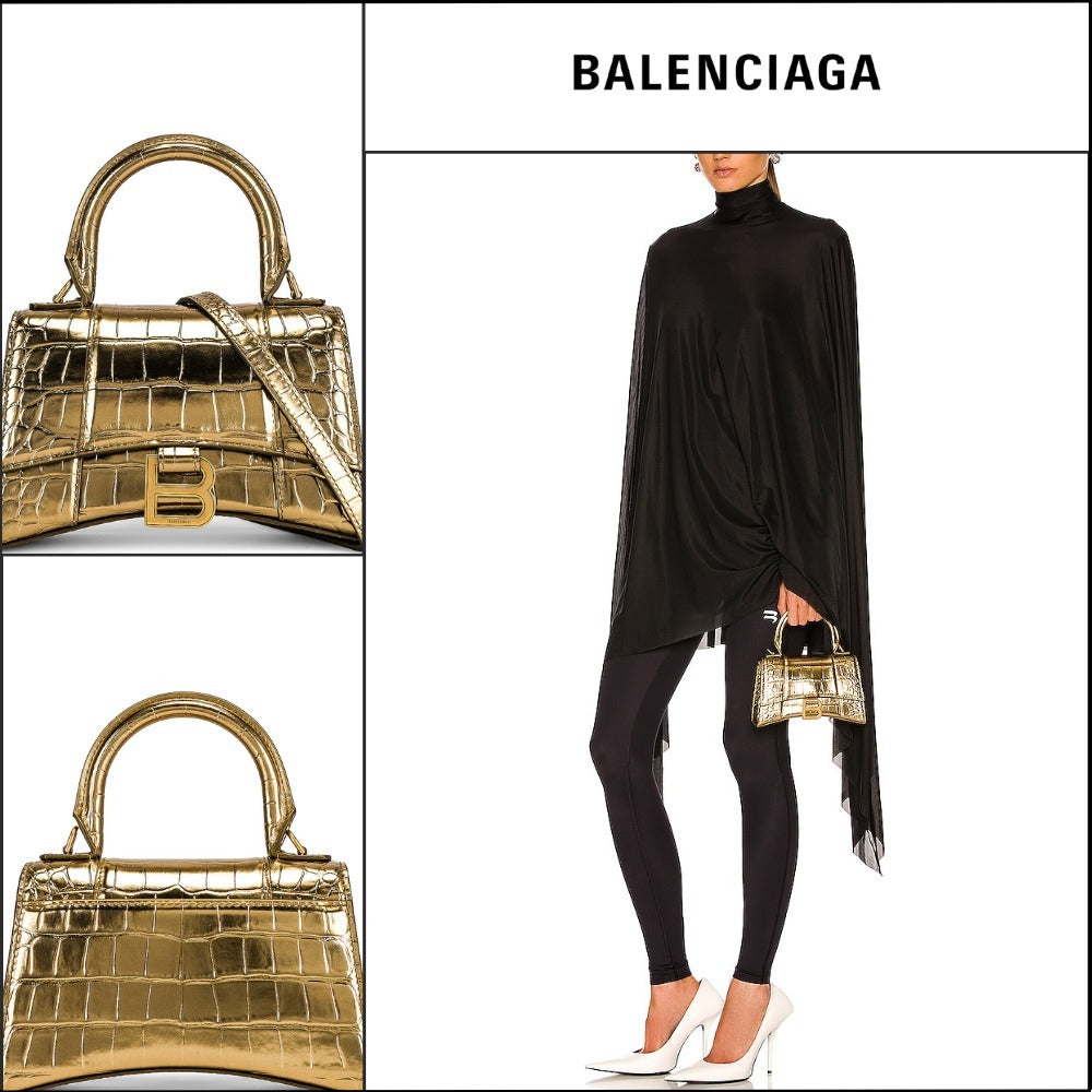 【BALENCIAGA 】Hourglass XS Top Handle Bag