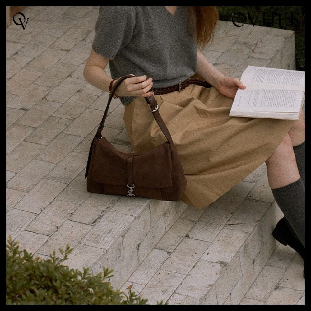 【OVHEE】 CHLOE SUEDE BAG COCOA スエードバック