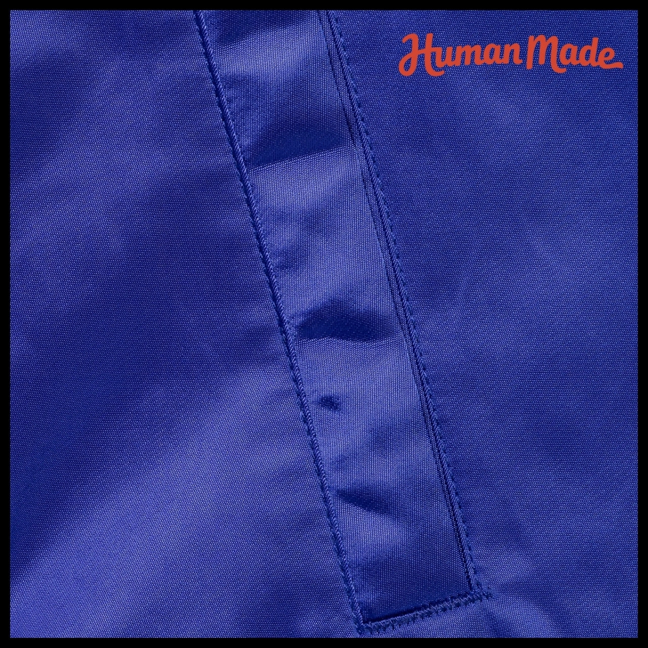 【HUMAN MADE】NYLON STADIUM JACKET BLUE