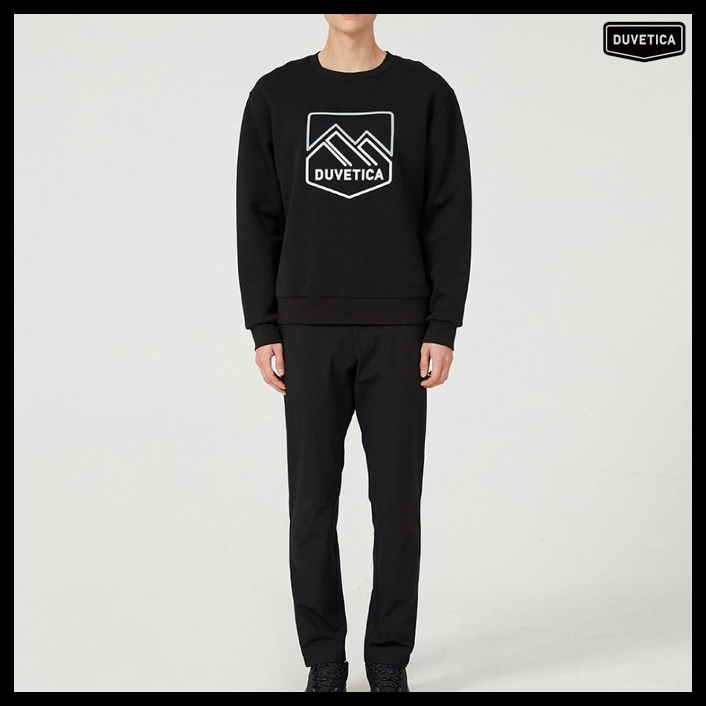 ◆Duvetica◆ Mirtos M Black Men’s Sweatshirt