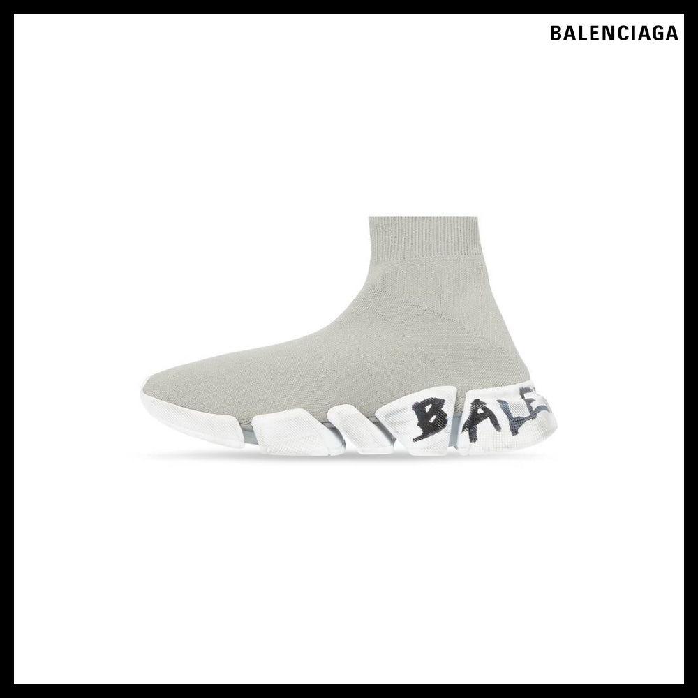 【BALENCIAGA】Speed 2.0 Graffiti Recycled Knit Sneaker