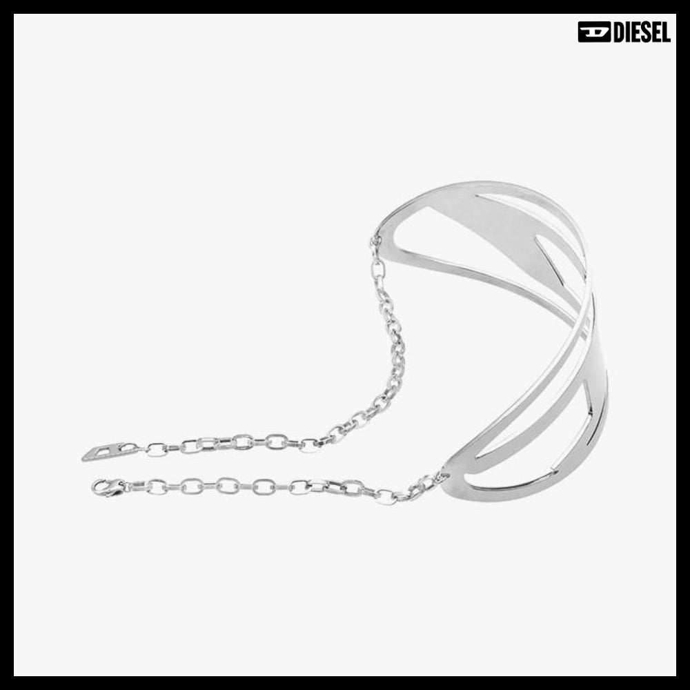 【DIESEL】D Logo Necklace