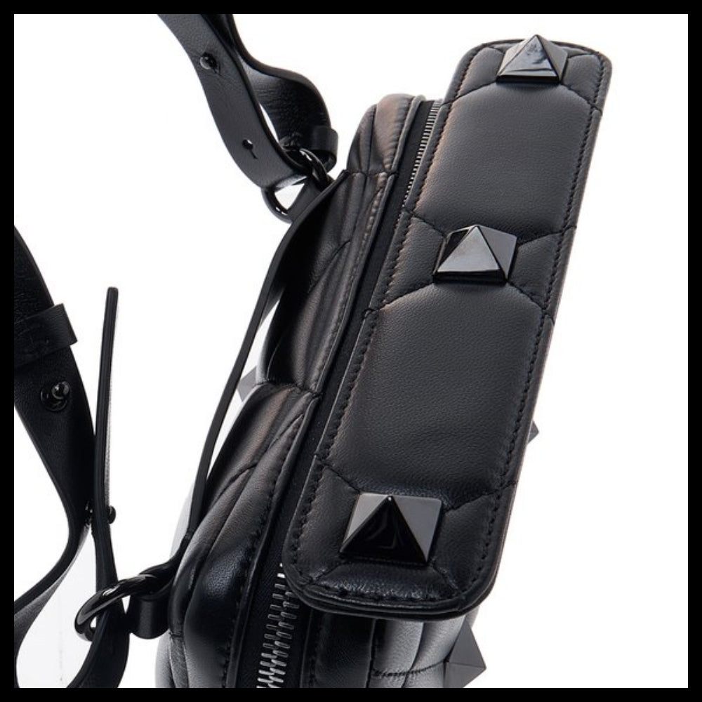 【VALENTINO】Men's Rockstud Crossbody Bag