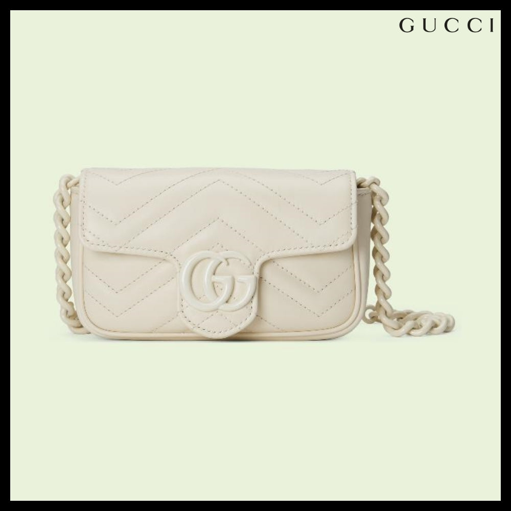 【GUCCI】GG Marmont Matelassé Chevron Quilted Bag