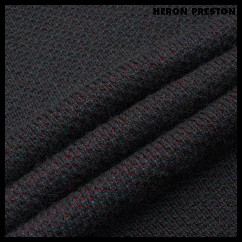 【Heron Preston】Flaming Crewneck Knit Black