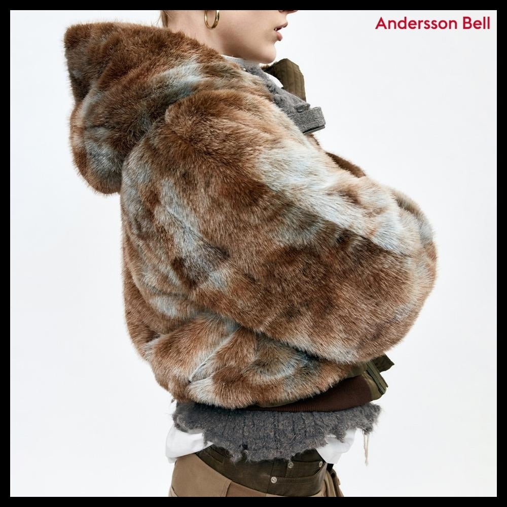 【ANDERSSON BELL】Vanessa Fur N2B Jacket Brown