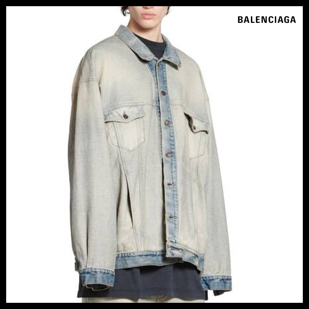 ★BALENCIAGAアウトレット セール ★OVERSIZED DENIM JACKET