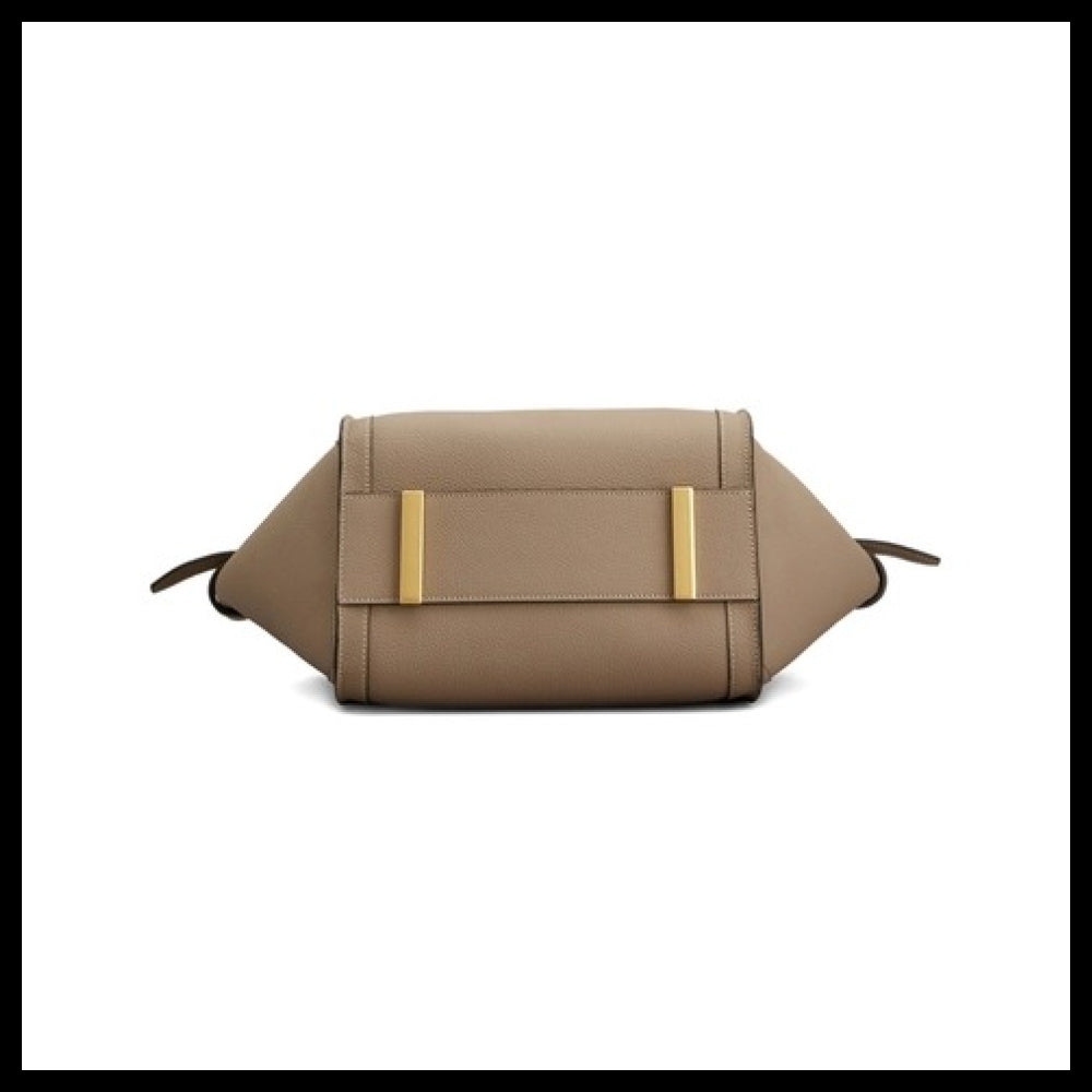 【TOD'S】Beige Leather Tote Bag
