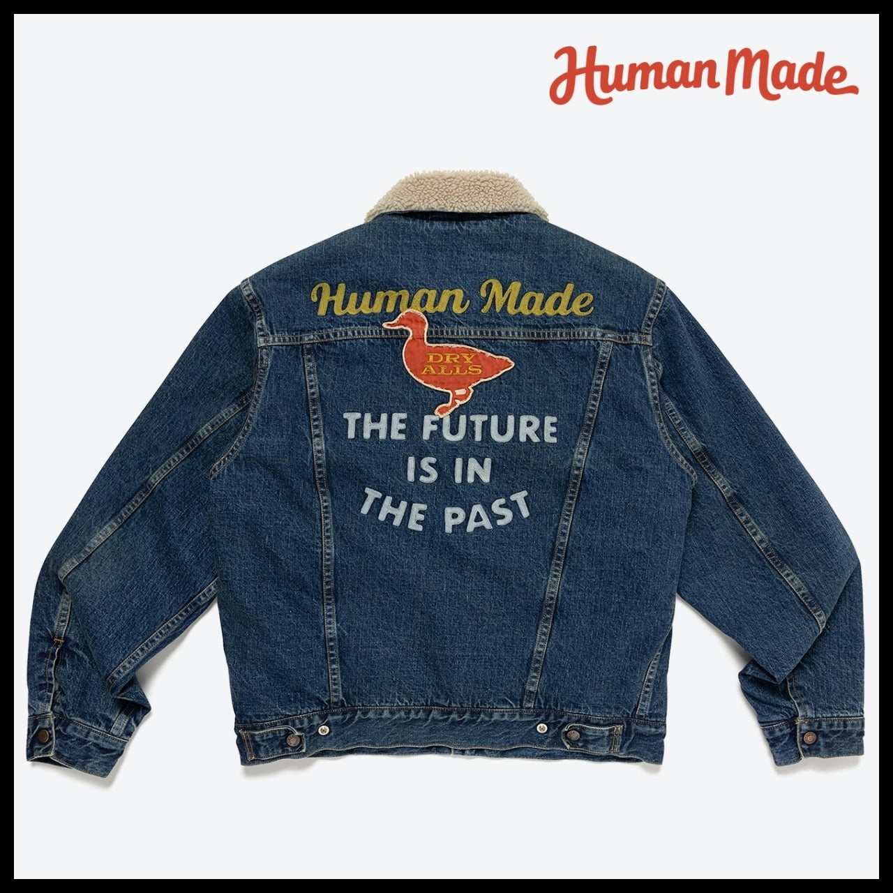【HUMAN MADE】BOA-LINED DENIM JACKET