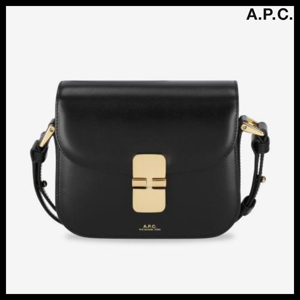 【A.P.C.】Small Myco Cabas Tote Bag Black