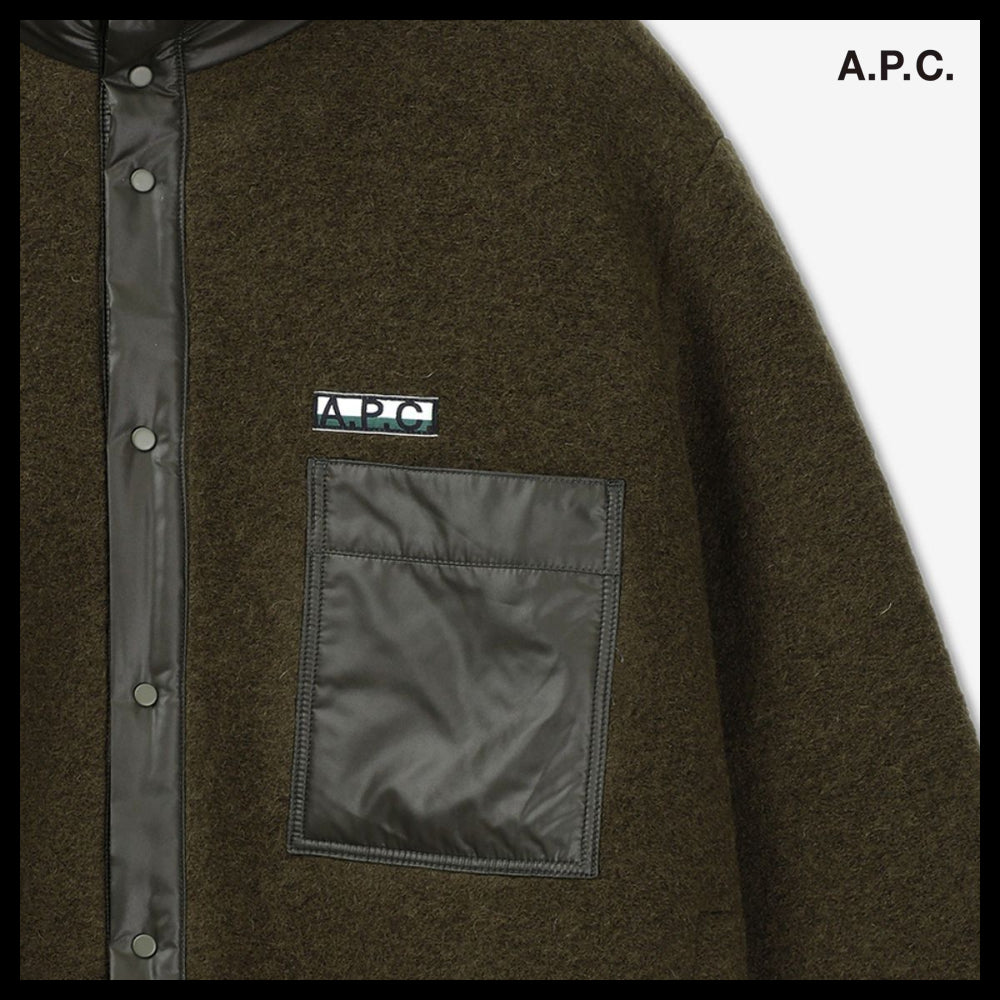 【A.P.C.】Ewan Fleece Jumper Khaki