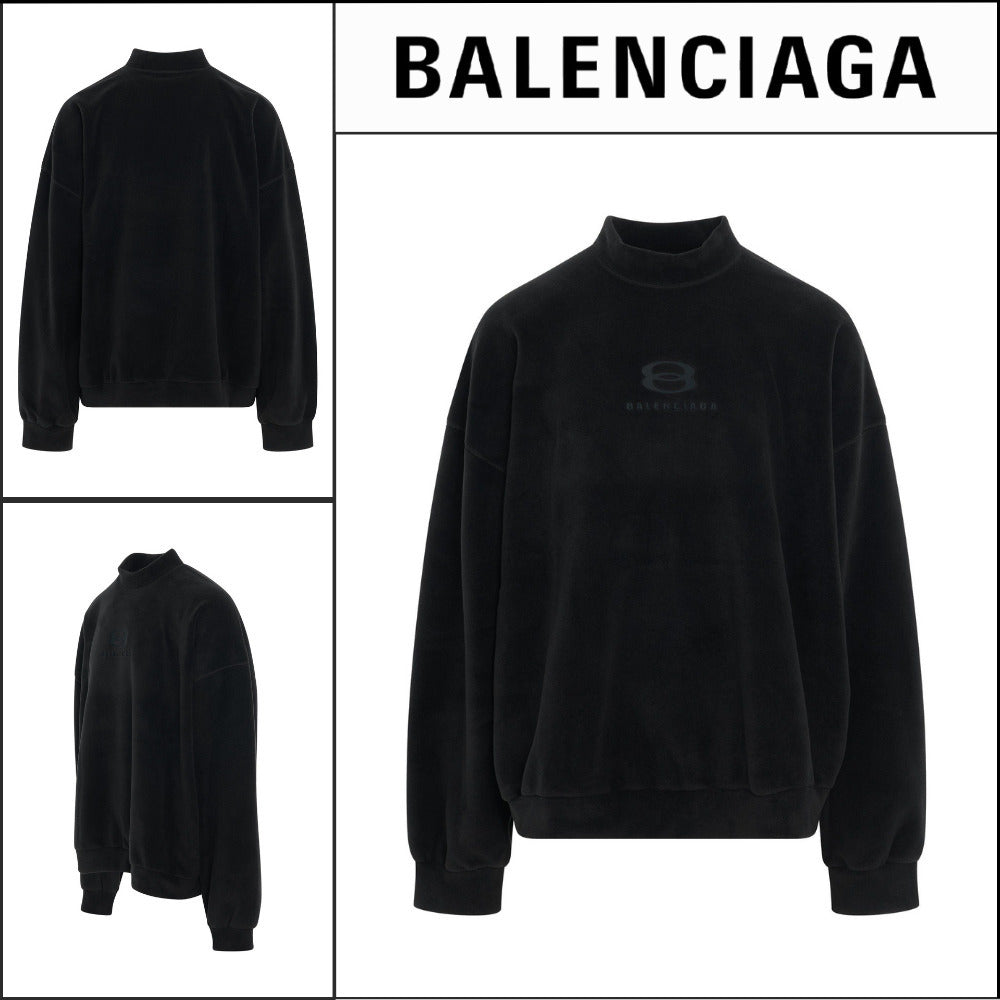 【BALENCIAGA】Unity Sports Icon Sweatshirt Large Fit Black