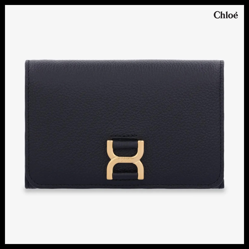 【Chloe】Marcie Compact Wallet Black