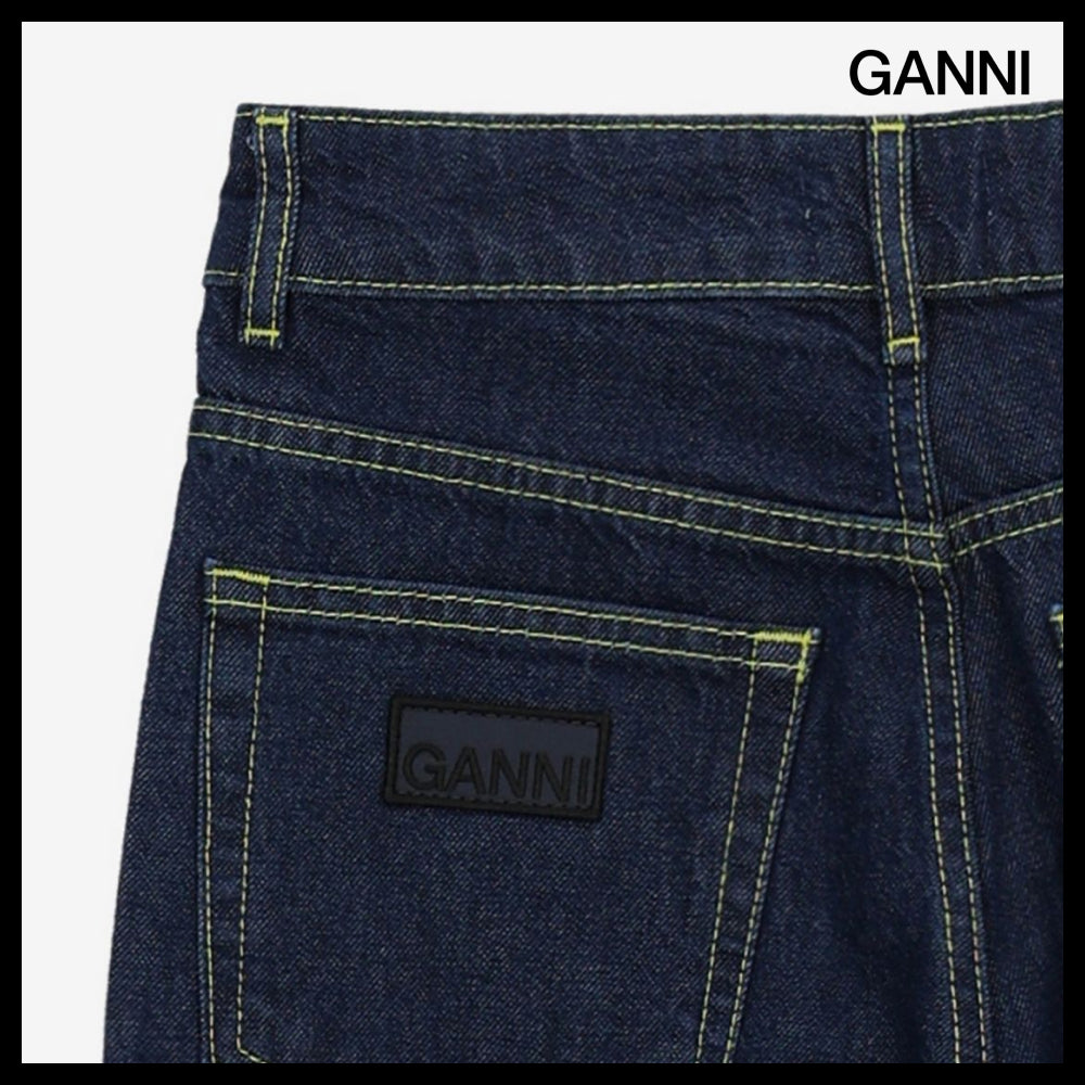 【GANNI】アンジー リンス デニム インディゴ