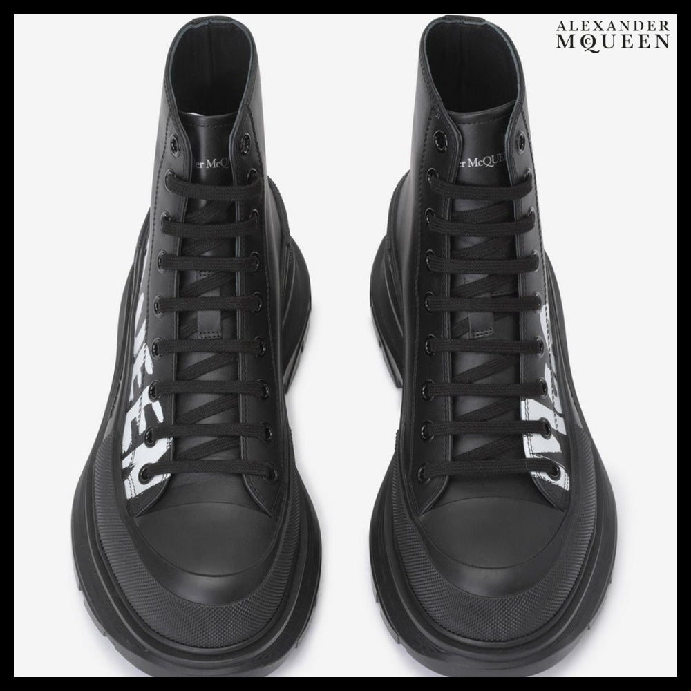【Alexander Mcqueen】Tread Slick Boots - Black