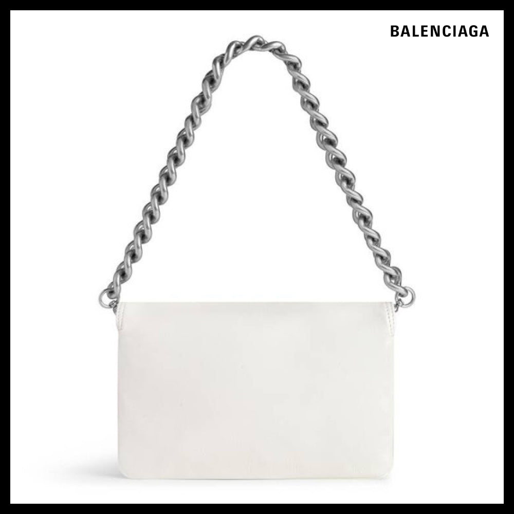 【BALENCIAGA】BB Soft Small Flap Bag Optic White