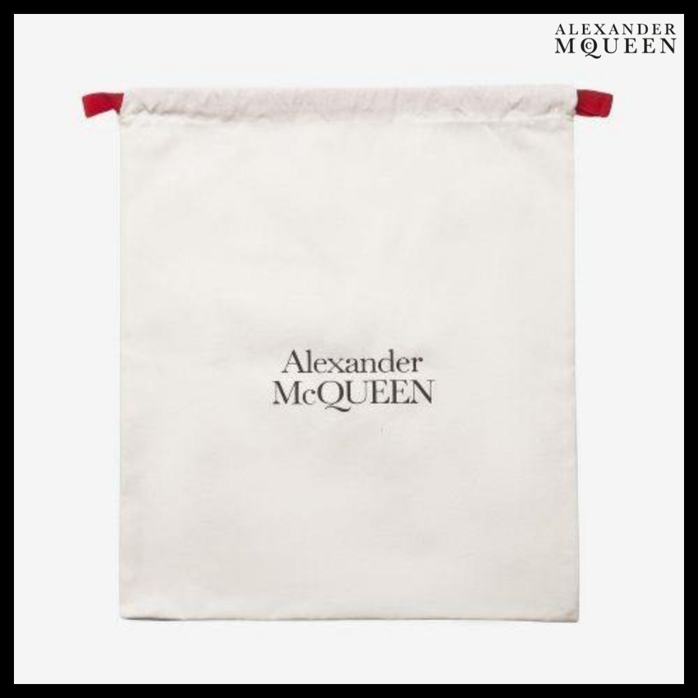 【Alexander Mcqueen】Tread Slick Lace-Up Sneakers White