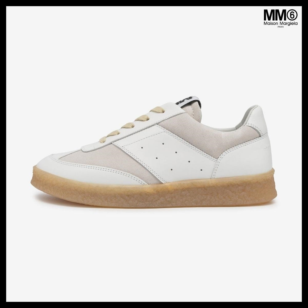 【MM6 Maison Margiela】6 Court Sneakers White