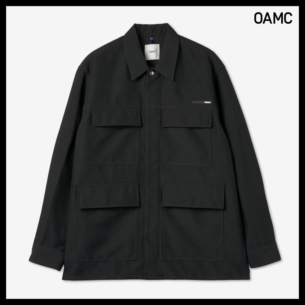 ◆OAMC◆ エクスプローラー シャツジャケット ブラック 人気