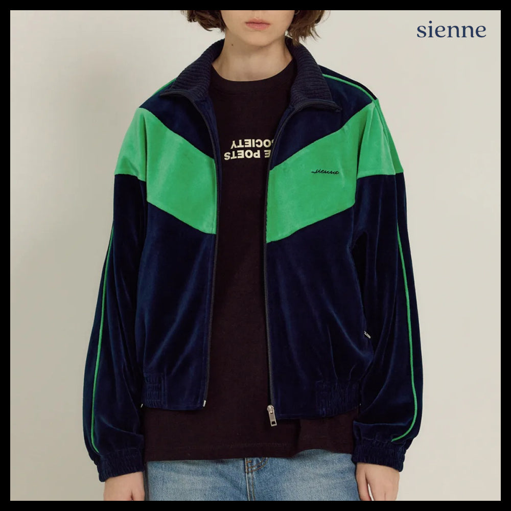 【SIENNE】Lyon Track Jacket Navy