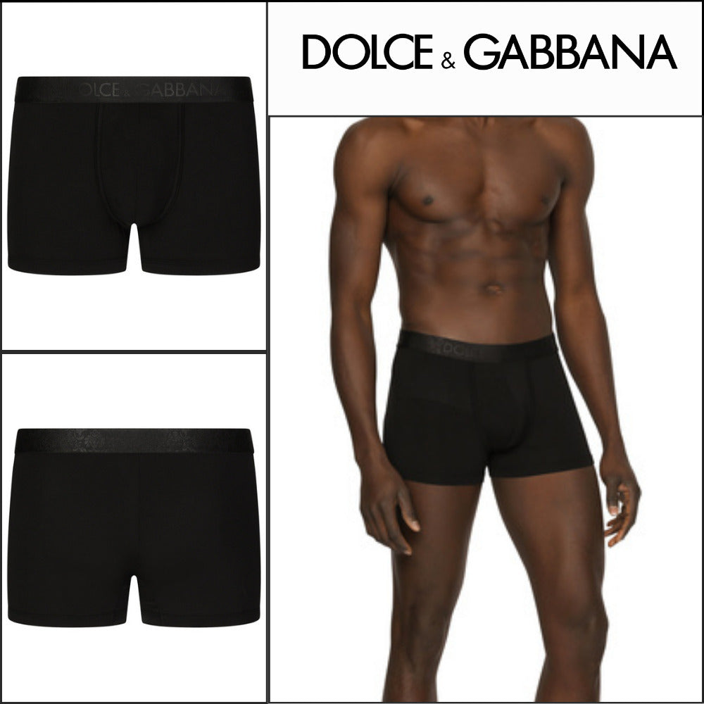 【Dolce & Gabbana】TWO-WAY STRETCH COTTON BASIC BOXERS