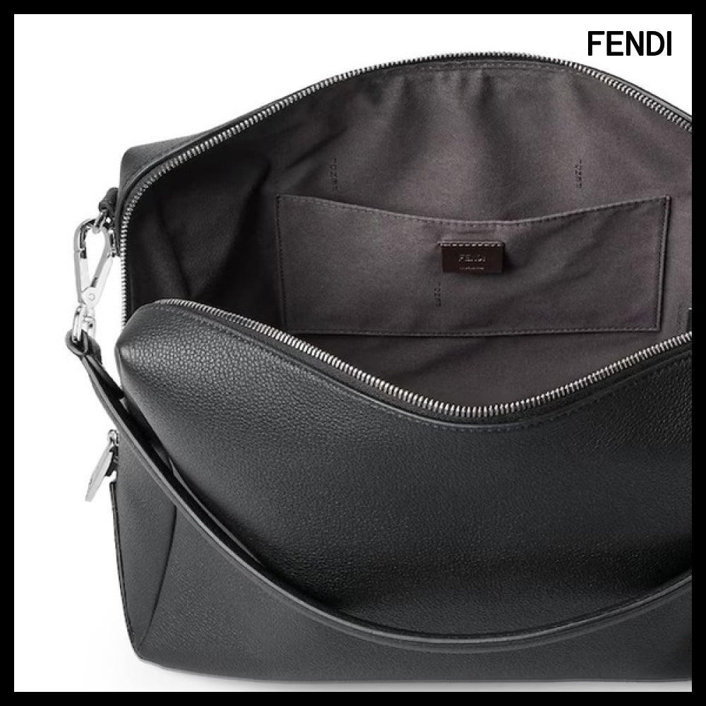 【FENDI】Louis Large Black Crossbody Bag