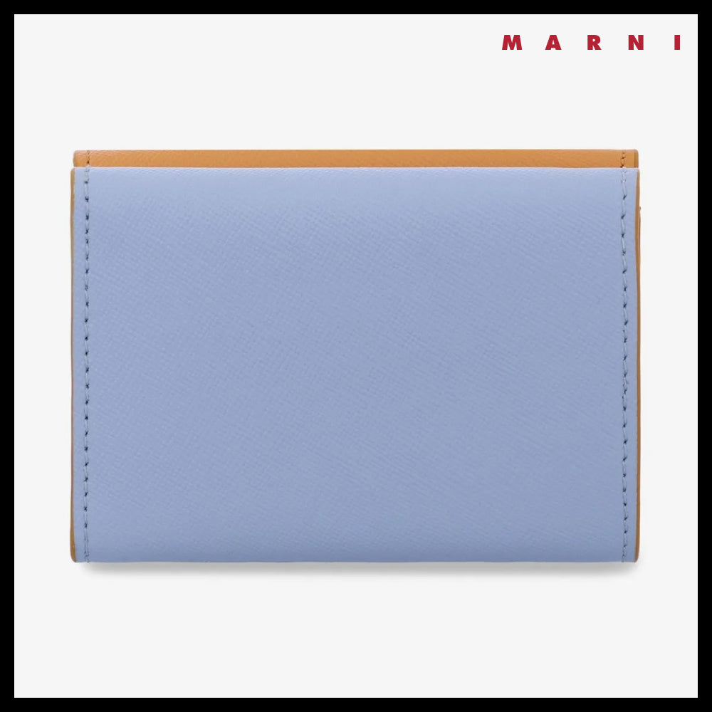 【MARNI】Trifold Wallet Papaya Pearl