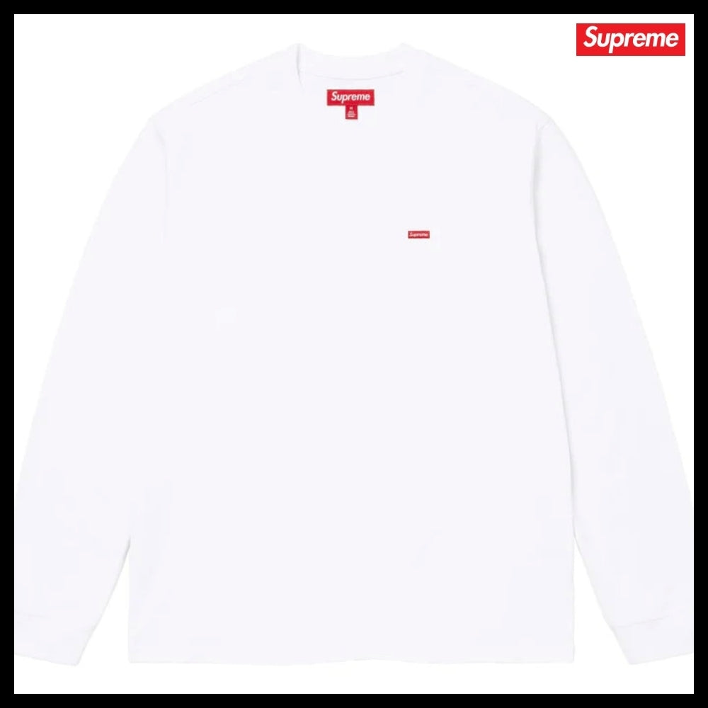 【Supreme】Small Box Long Sleeve T Shirt White