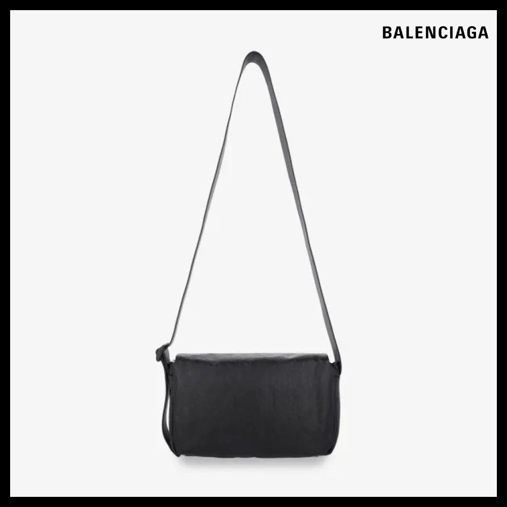 【BALENCIAGA】Small Monaco Crossbody Bag Black