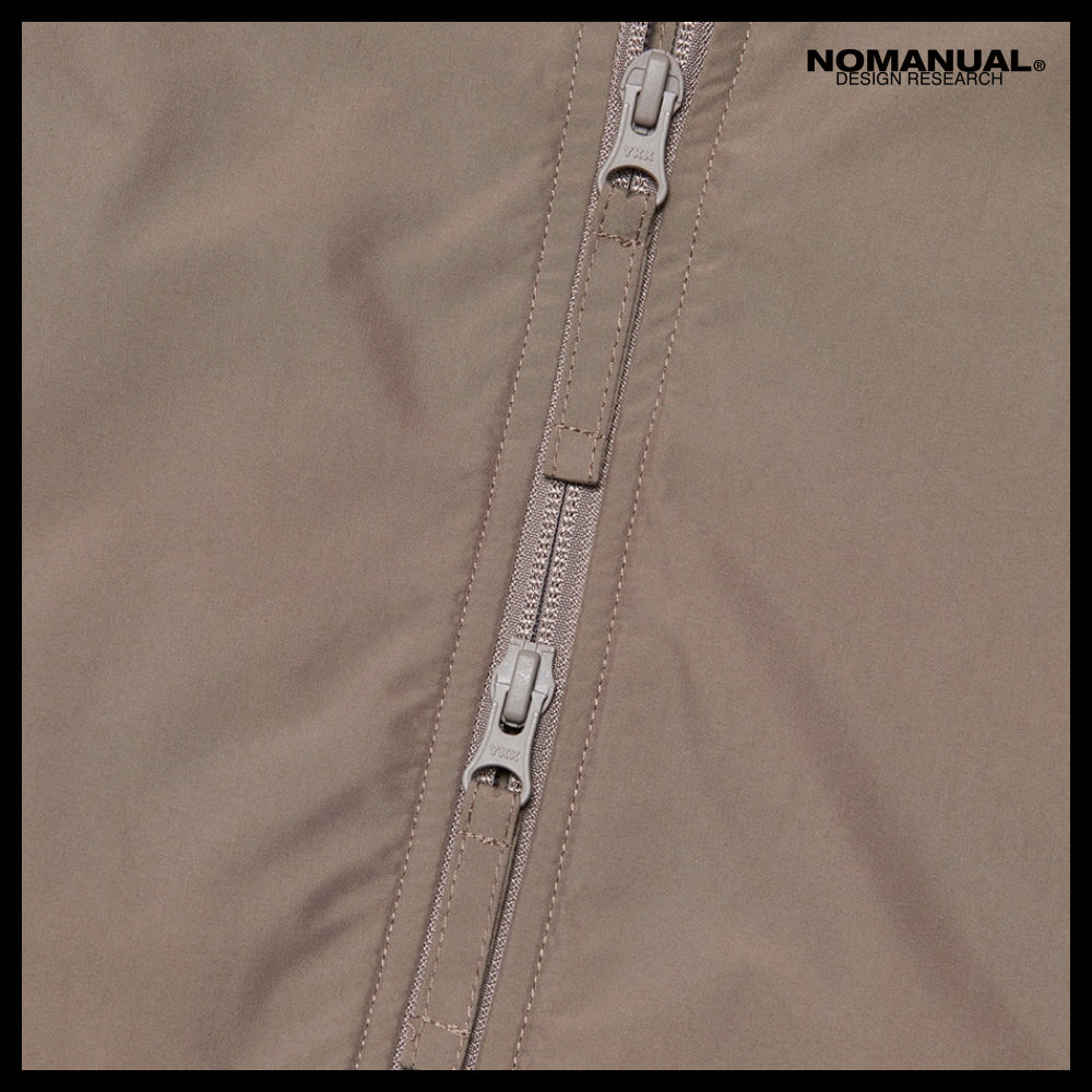 【NOMANUAL】Easton Wind Shell Brown