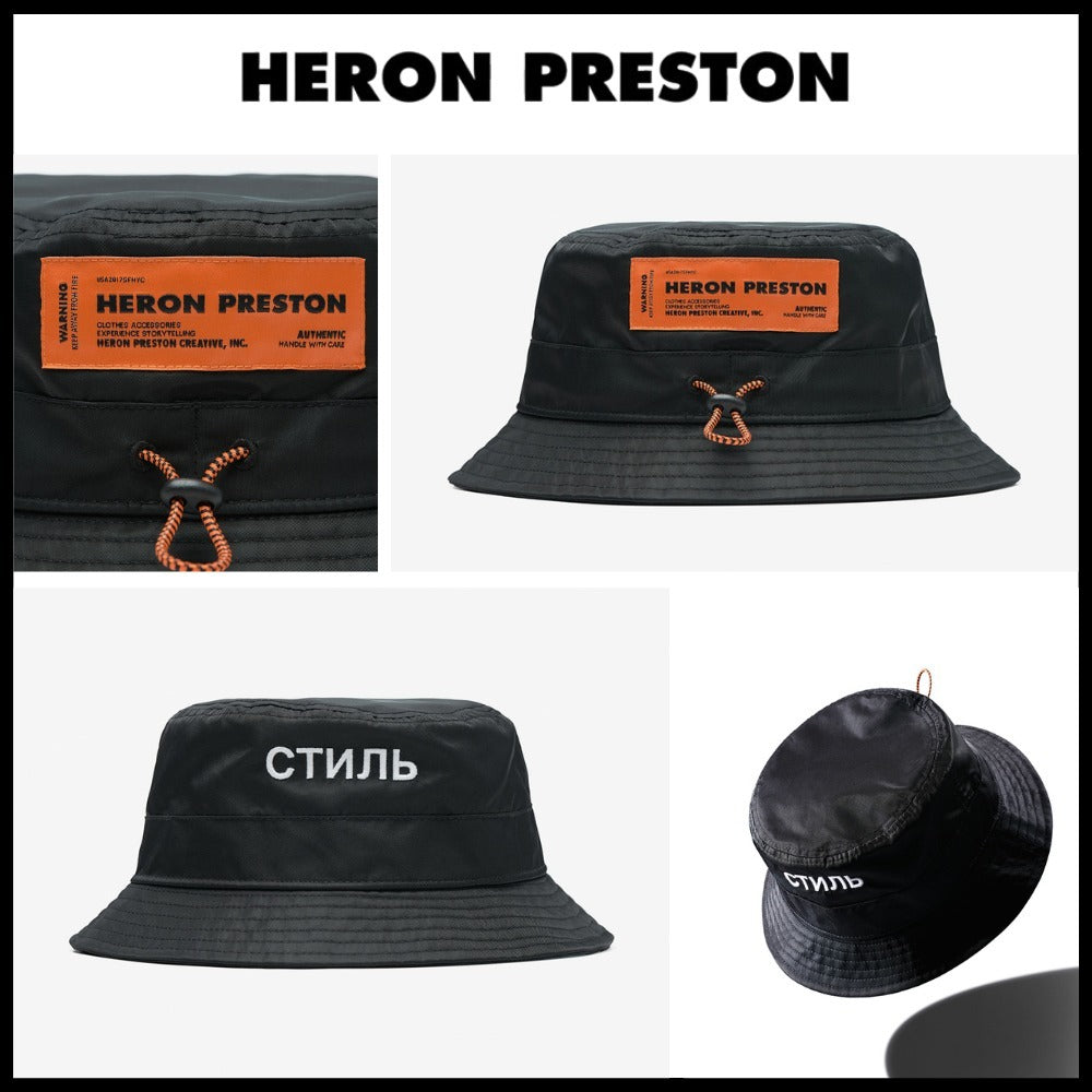 【HERON PRESTON】CTNMB バケットハット - ブラック
