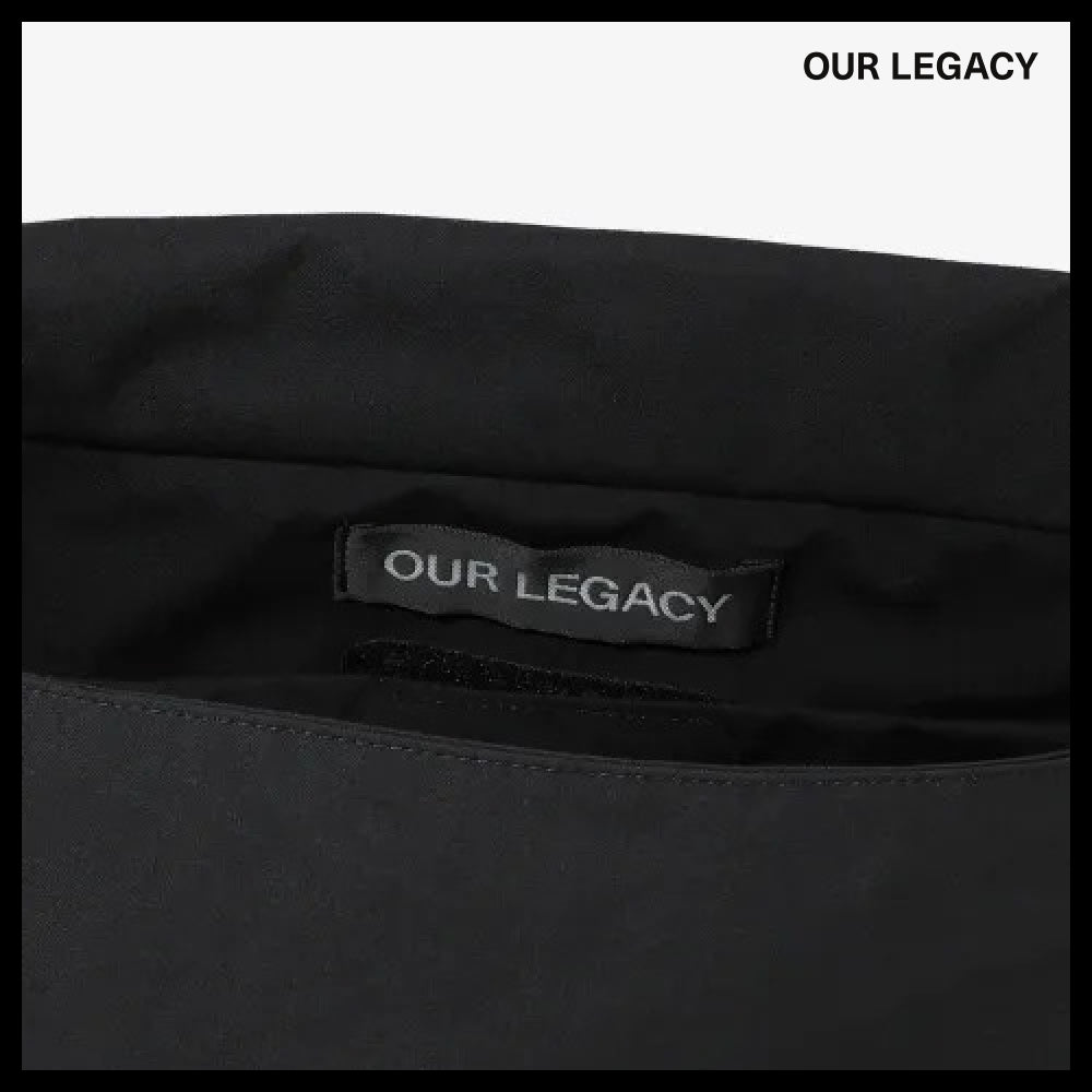 【OUR LEGACY】Slim Satchel Shoulder Bag Black