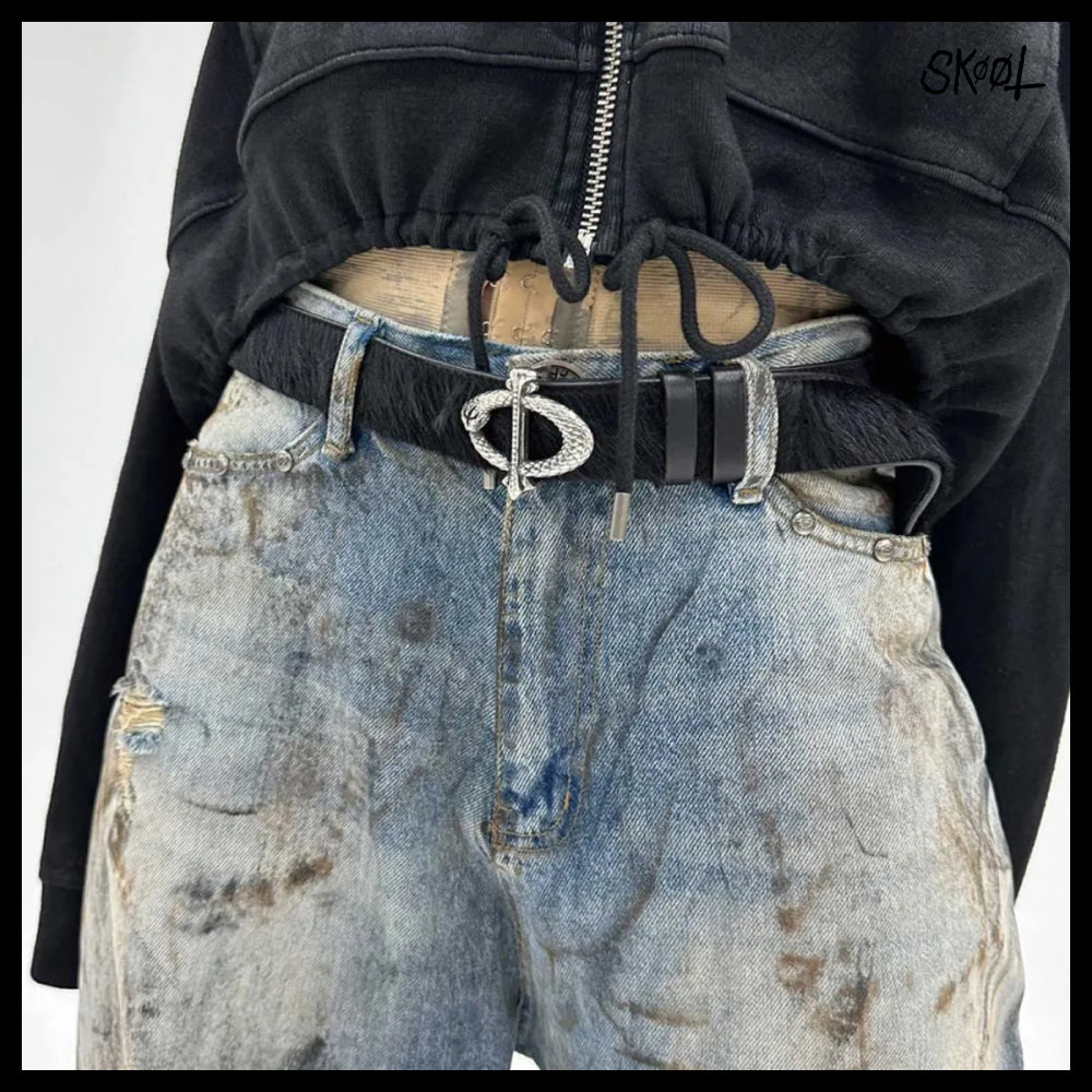 【SKOOT】Velvet Serpent Belt