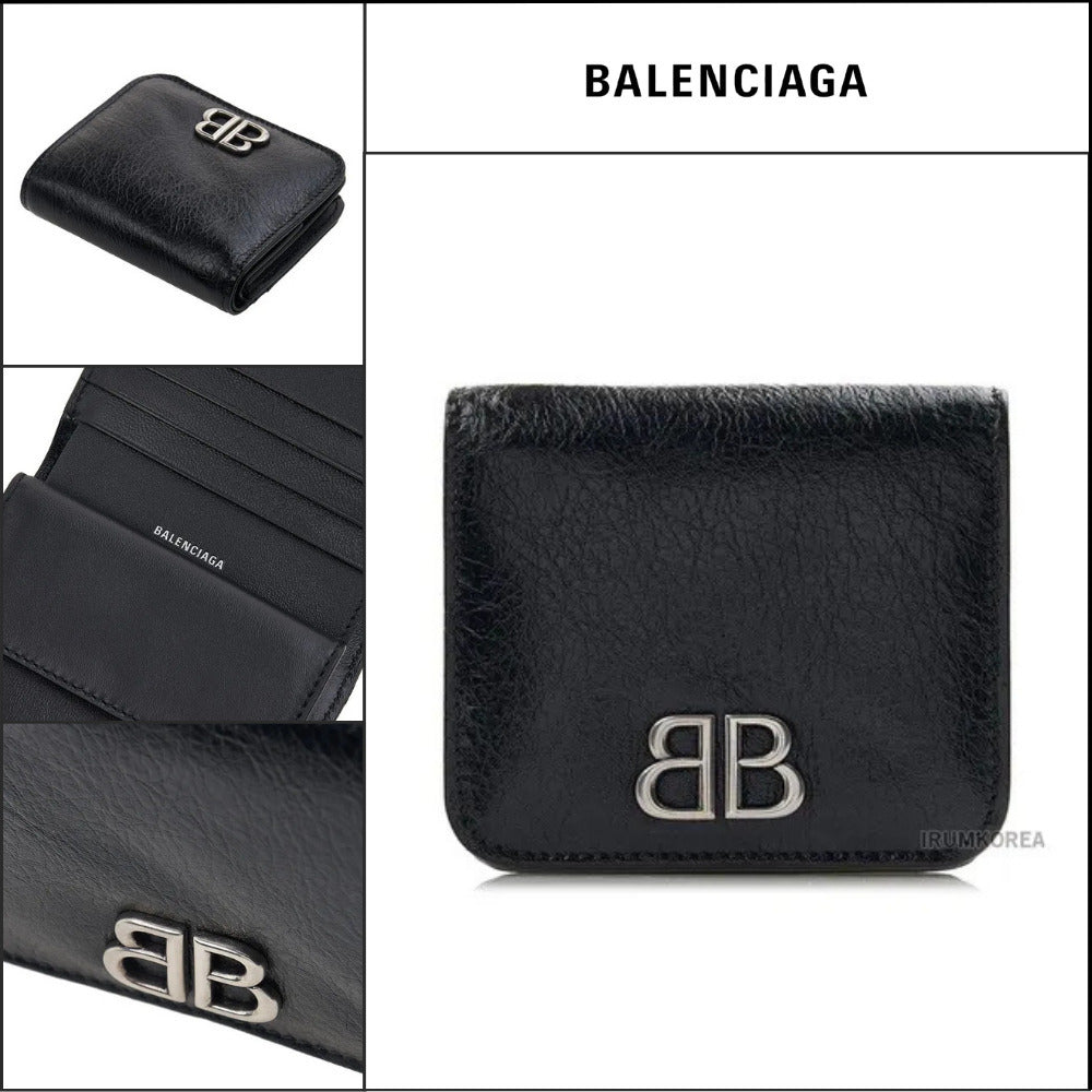 【BALENCIAGA】BB Logo Card Wallet