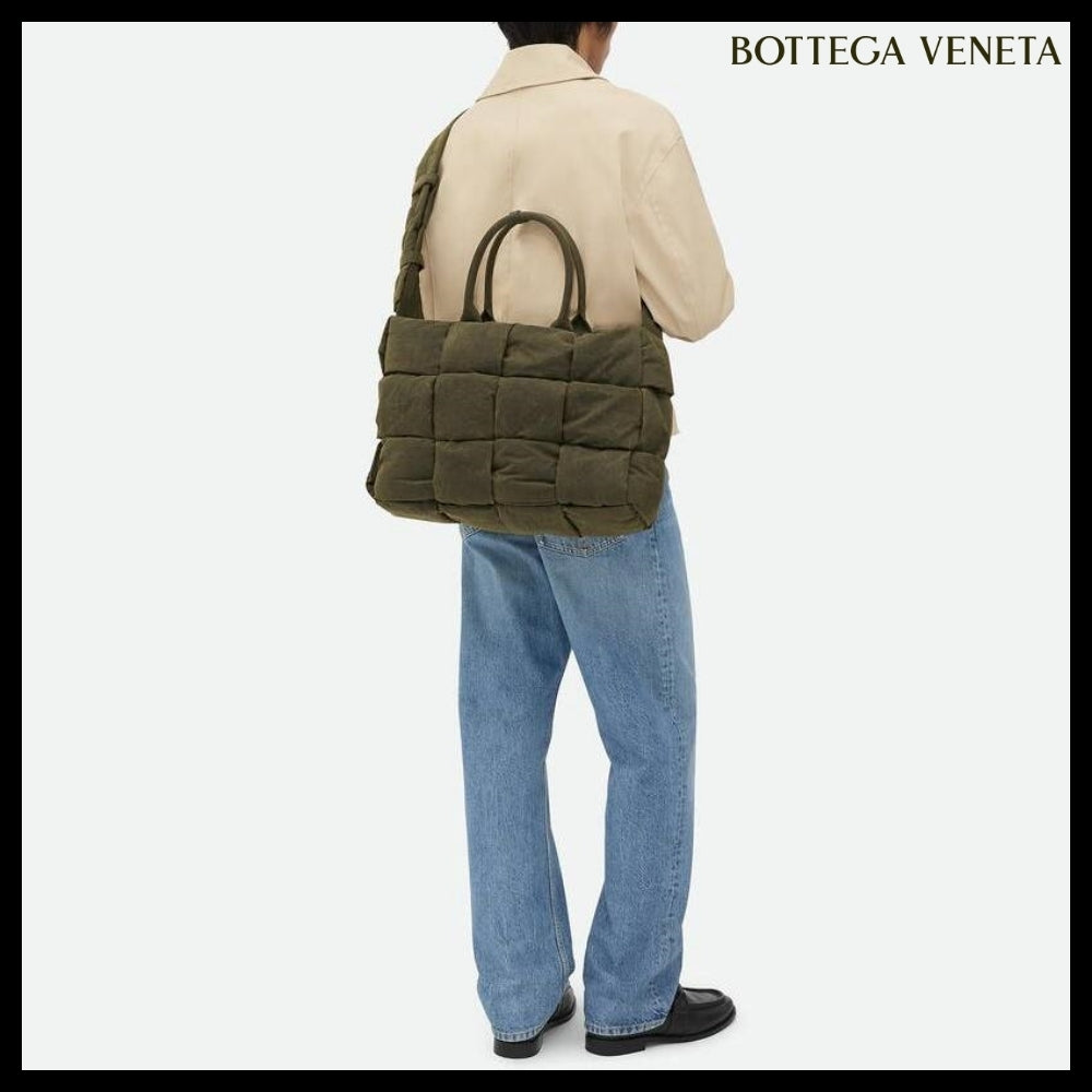 【BOTTEGA VENETA】LARGE ARCO PADDED TOTE BAG OLIVE