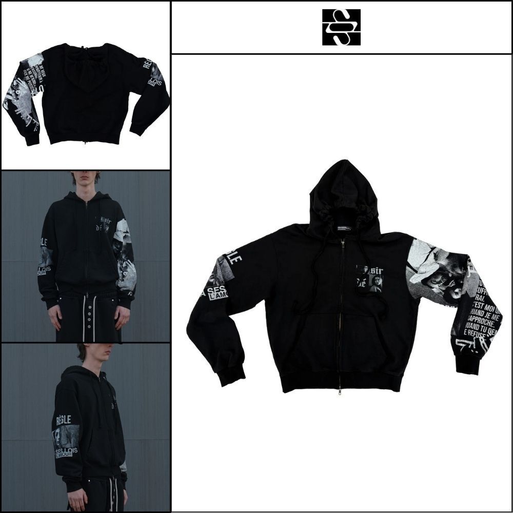【SUNDAYOFFCLUB】Object Of Desire Zip Up Hoodie