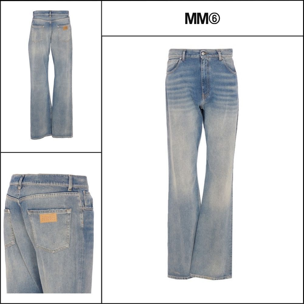 【MM6 Maison Margiela】Blue Denim Pants