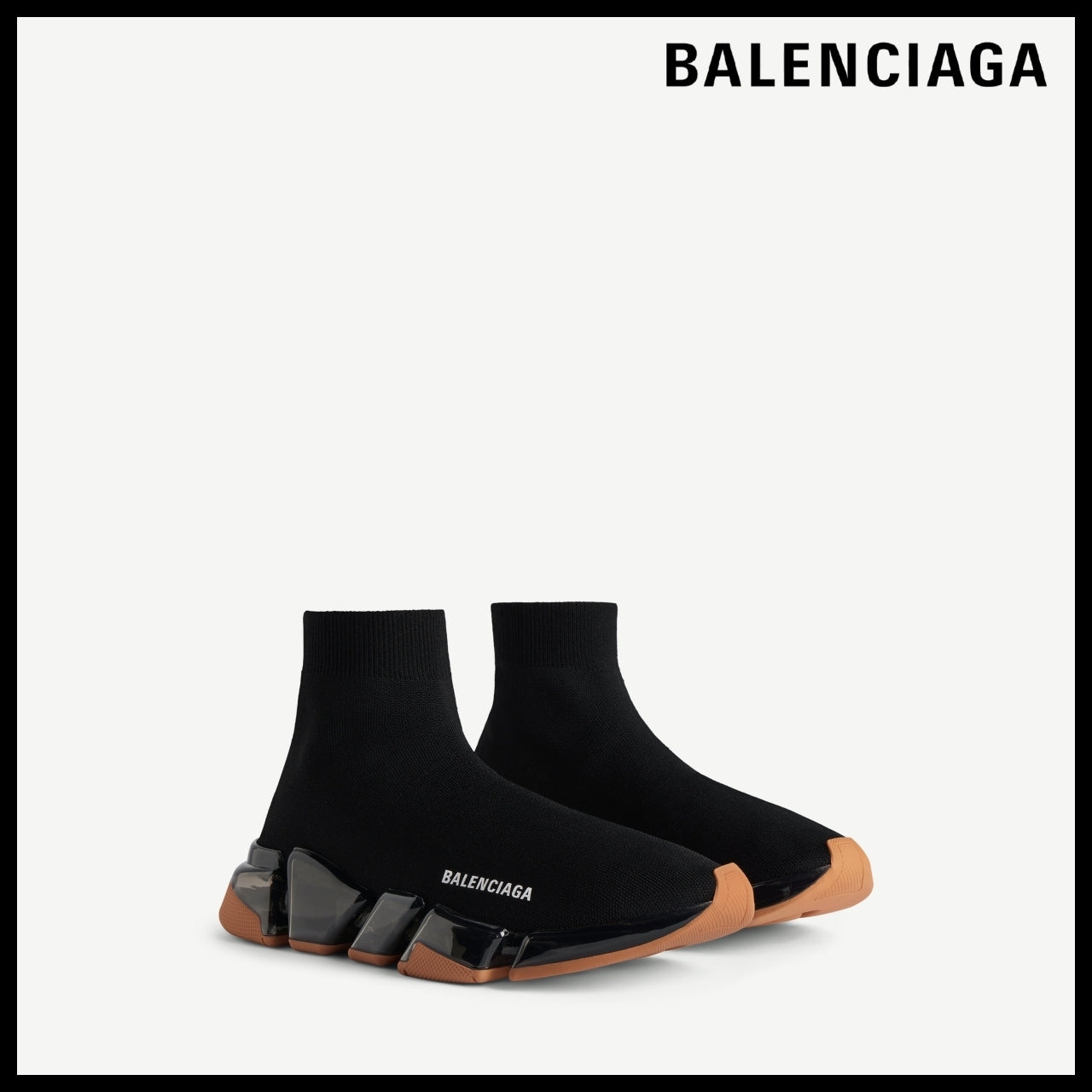 【BALENCIAGA】Speed 2.0 Full Clear Sole Recycled Knit