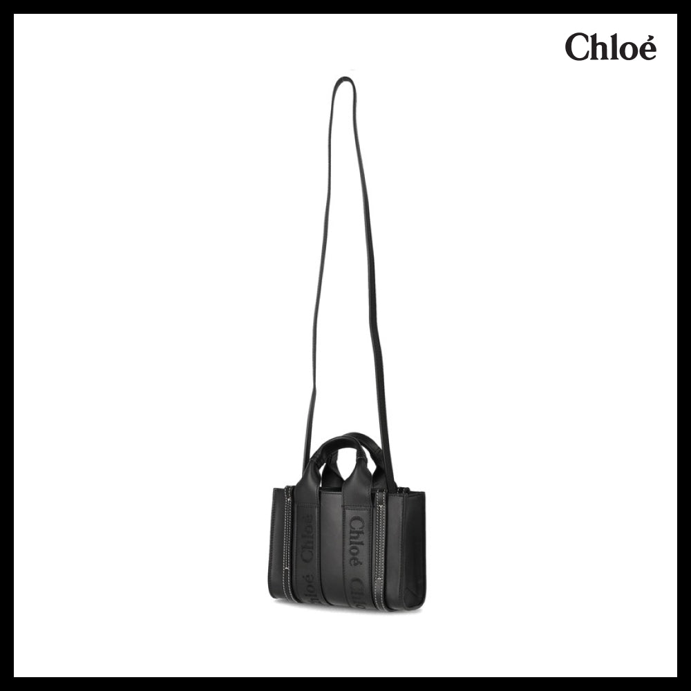 【Chloe】Woody Small Tote Bag Black