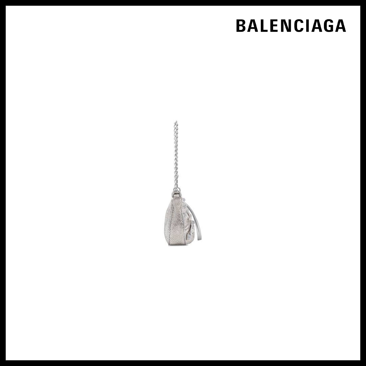 【BALENCIAGA】Le Cagole Mini Bag With Chain And Rhinestones