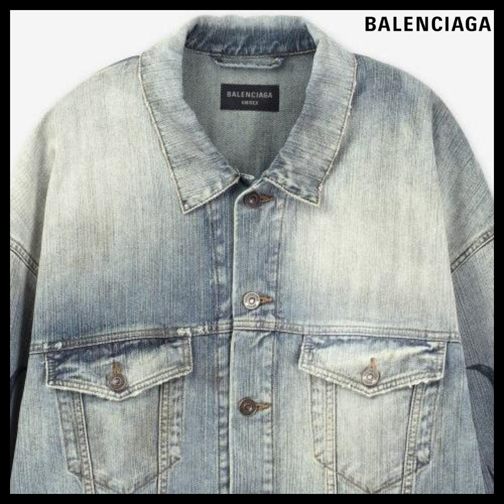 【BALENCIAGA】Oversized Jacket Stain